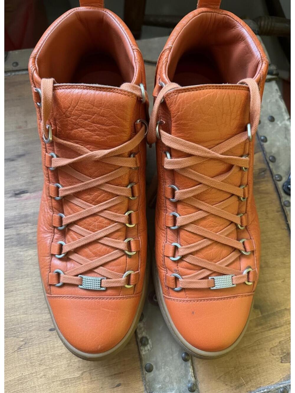 Rare Size 10 Orange Balenciaga Mens - Picture 3 of 8